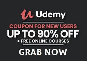 Udemy New Users Up To 90 Off